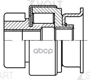 Привод стартера (бендикс) для а/м Chevrolet Captiva C140 (11-)/Opel Antara (10-) 3.0i (VCS 0504) STARTVOLT арт. VCS0504