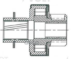 Привод стартера (бендикс) для а/м Kia Rio (11-) 1.4i/Cerato (08-)/Soul (14-) 1.6i (VCS 0805) STARTVOLT арт. VCS0805