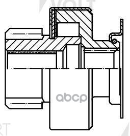 Привод стартера (бендикс) для а/м Toyota Avensis T250 (03-) 1.8i/Tundra (09-) 5.7i (VCS 1902) STARTVOLT арт. vcs-1902