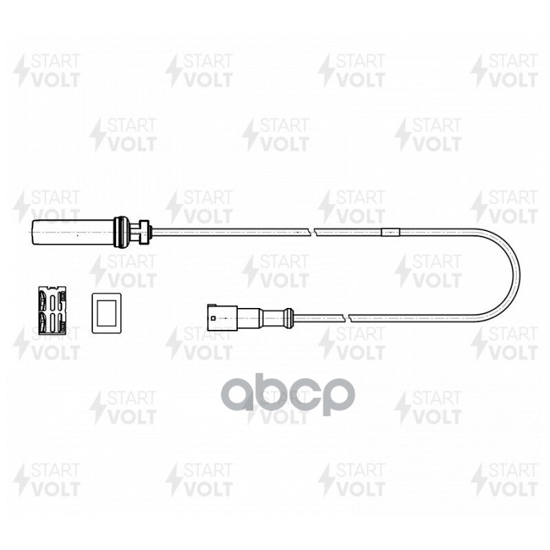Датчик ABS для а/м Mercedes-Benz Actros MP2/MP3 (03-)/Axor (01-) прямой 3000мм (VS-ABS 1502) STARTVOLT арт. VSABS1502