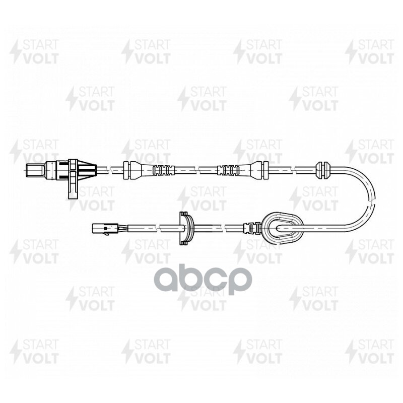 Датчик ABS для а/м VAG Polo Sedan 10-до 09.11/Roomster 02- задн. прав. VSABS1815 STARTVOLT арт. VS-ABS1815