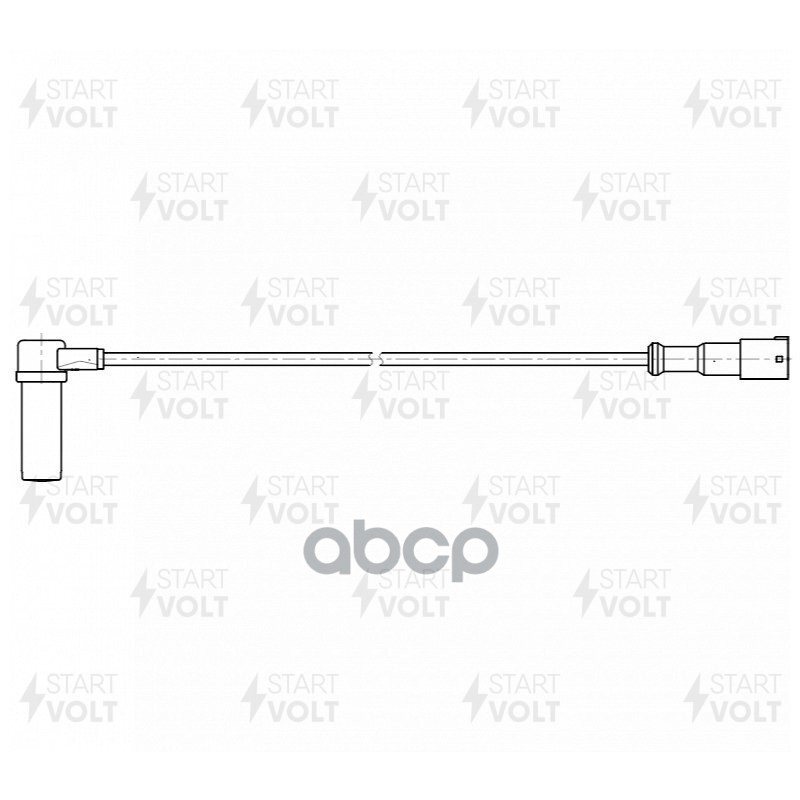 Датчик ABS для а/м Mercedes-Benz Actros MP1 (96-) угловой 2000мм (VS-ABS 2109) STARTVOLT арт. vs-abs-2109