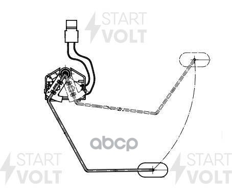 Датчик уровня топлива для а/м Лада Largus (12-)/Renault Logan II (14-) 1.6i (VS-FS 0140) STARTVOLT арт. VSFS0140