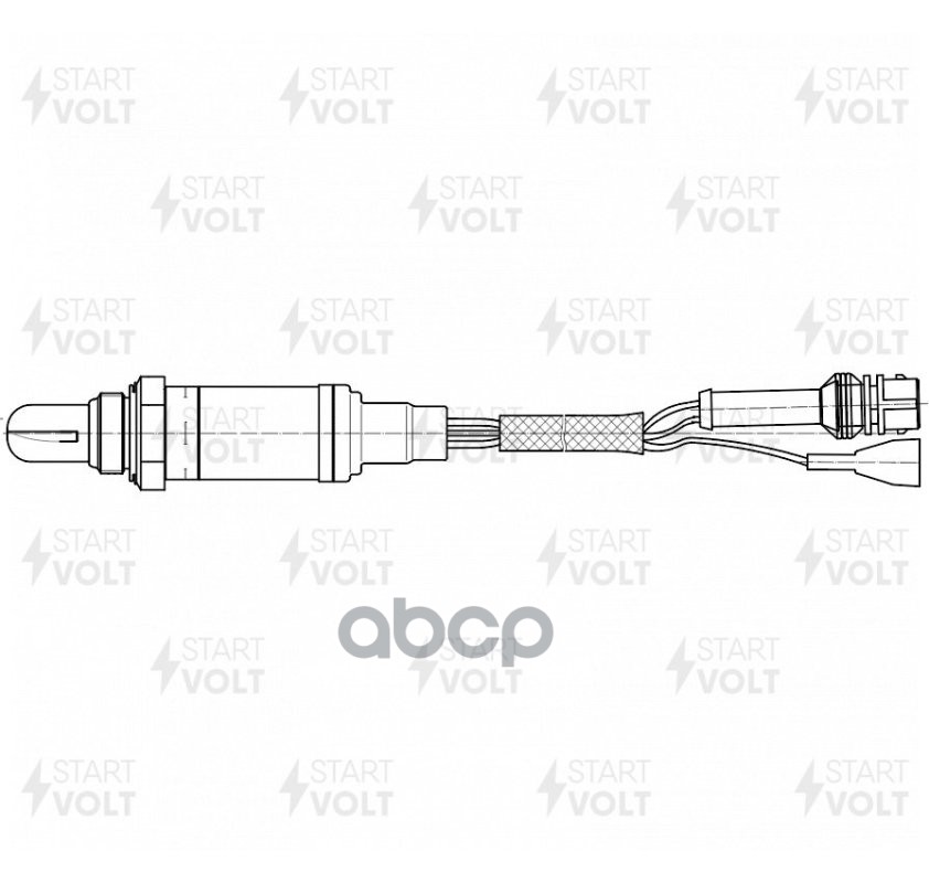 Датчик кисл. для а/м Лада 2107 (3 конт.) до кат. (VS-OS 0105) STARTVOLT арт. VS-OS0105