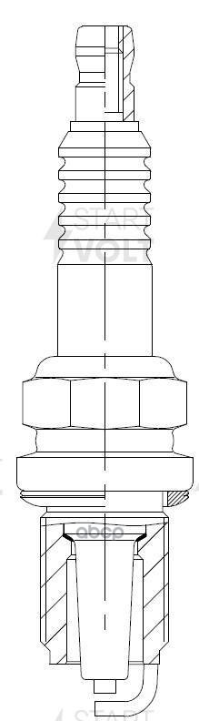 Комплект свечей зажигания для автомобилей SsangYong Rexton (02-) 2.3i/3.2i (кмпл. 4шт) STARTVOLT арт. VSP0016
