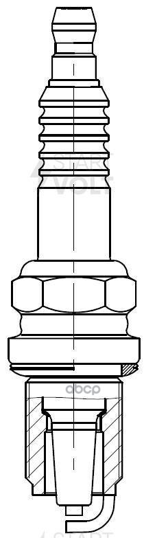 Комплект свечей зажигания для автомобилей Mercedes-Benz C W202 (93-) 1.8i/S W140 (91-) 3.2i (кмпл. 4 STARTVOLT арт. VSP0017