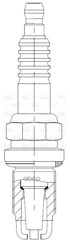 Комплект свечей зажигания для автомобилей Renault Logan (04-) 1.4i/1.6i/Duster (10-) 1.6i/2.0i (4шт) STARTVOLT арт. VSP0020