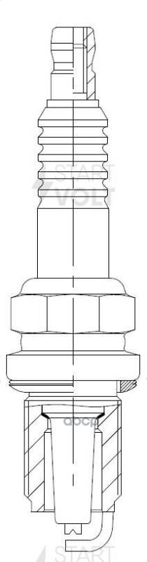Комплект свечей зажигания для автомобилей Nissan Almera N15 (95-)/Primera P11 (96-) 1.4i/1.6i (кмпл. STARTVOLT арт. VSP0035
