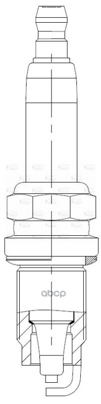 Свеча зажигания для а/м VAG Polo Sedan (10-) 1.6i/Octavia A5 (04-) 1.4i (кмпл. 4шт) (VSP 0044) STARTVOLT арт. VSP0044