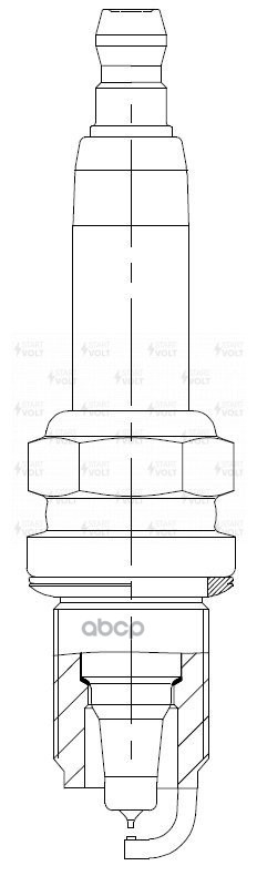 Комплект свечей зажигания для автомобилей VAG Tiguan (08-)/Q5 (08-) 2.0TFSI (4шт) STARTVOLT арт. VSP0050