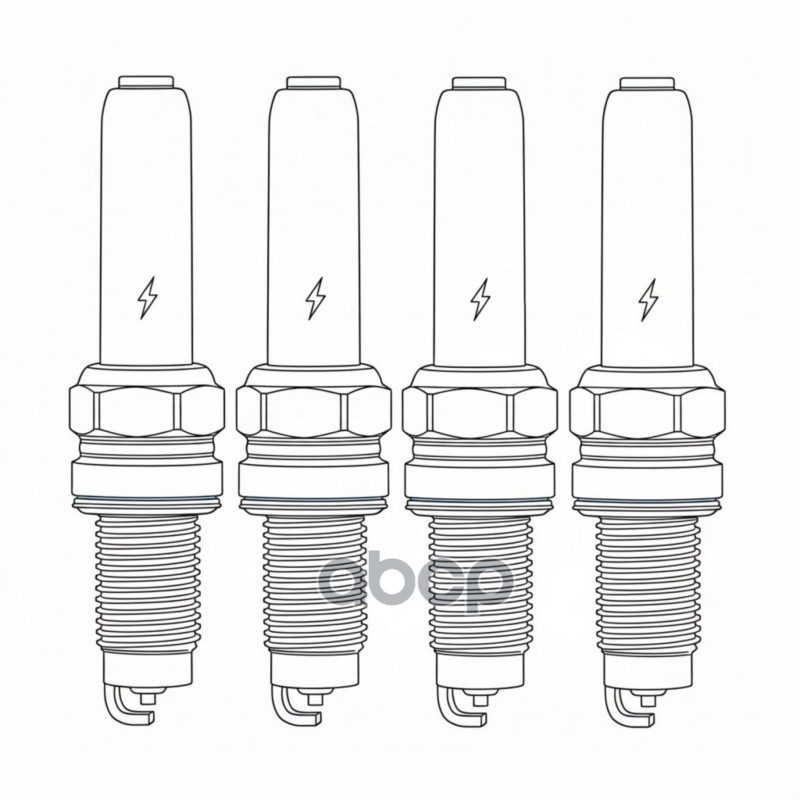 Свечи зажигания для а/м VAG Polo (15-)/Rapid (15-) 1.6i (кмпл. 4шт) (VSP 0090) STARTVOLT арт. VSP0090