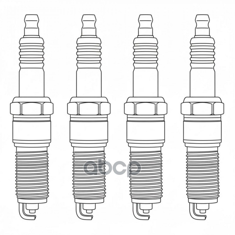 Свечи зажигания для а/м ГАЗ/Волга с дв. Chrysler 2.4i (кмпл. 4шт) (VSP 0099) STARTVOLT арт. VSP0099