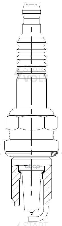 Свеча зажигания для а/м Лада Largus (12-)/Renault Logan (04-) 1.6i Ir STARTVOLT арт. VSP0120