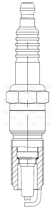 Свеча зажигания для а/м ГАЗ/Волга с дв. Chrysler (VSP 0301) STARTVOLT арт. VSP0301