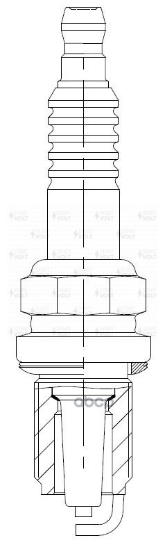 Свеча зажигания для а/м ГАЗ Соболь с дв. ЗМЗ-405/409 Евро-3 (VSP 0312) STARTVOLT арт. VSP0312