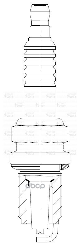 Свеча зажигания для а/м Daewoo Matiz (98-) 0.8i STARTVOLT VSP 0504 STARTVOLT арт. VSP 0504