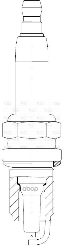 Свеча зажигания для а/м Chevrolet Aveo T255 (08-) 1.4i (VSP 0505) STARTVOLT арт. VSP0505