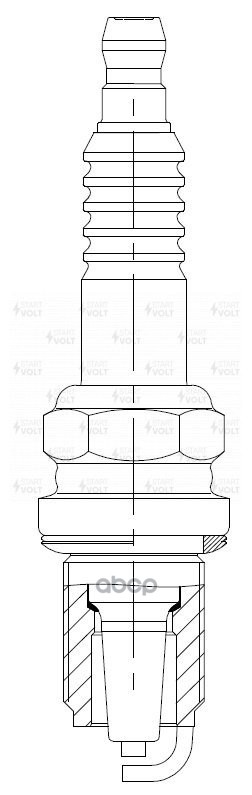 Свеча зажигания для а/м Renault Logan (08-)/Nissan Almera G15 (12-) K4M 1.6i (VSP 0903) STARTVOLT арт. VSP0903