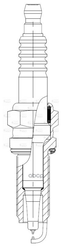 Свеча зажигания для а/м Mitsubishi Outlander III (12-)/Pajero III (15-) 3.0i Ir+Ir (VSP 1105) STARTVOLT арт. VSP1105