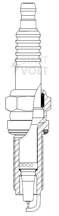 Свеча зажигания для а/м Mitsubishi Lancer X EVO (07-) 2.0T Ir+Ir (VSP 1116) STARTVOLT арт. VSP1116