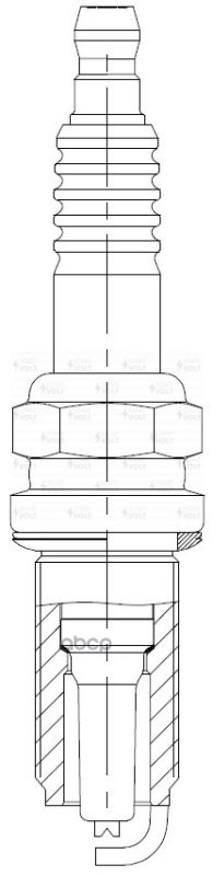 Свеча зажигания для а/м Nissan Almera Classic (06-)/Almera N16 (00-) 1.6i (VSP 1401) STARTVOLT арт. VSP1401