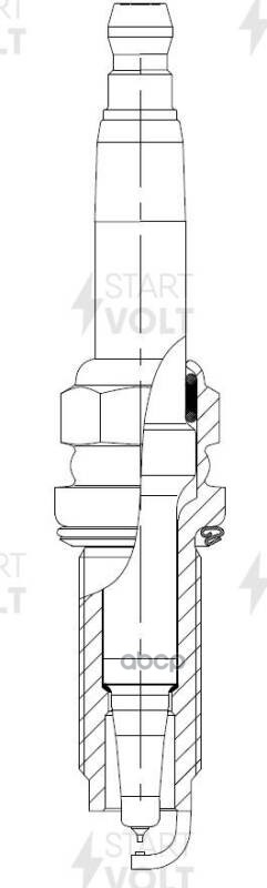 Свеча зажигания для автомобилей Mercedes-Benz M W164 (05-)/S W221 (05-) 6.2i Ir+Pt STARTVOLT арт. VSP1509