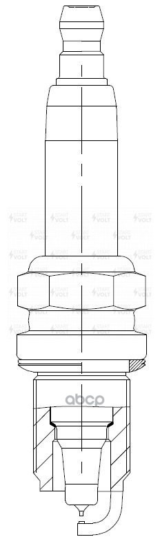 Свеча зажигания для а/м VAG Octavia A5 (04-) 1.8TSI Pt+Pt (VSP 1801) STARTVOLT арт. VSP1801