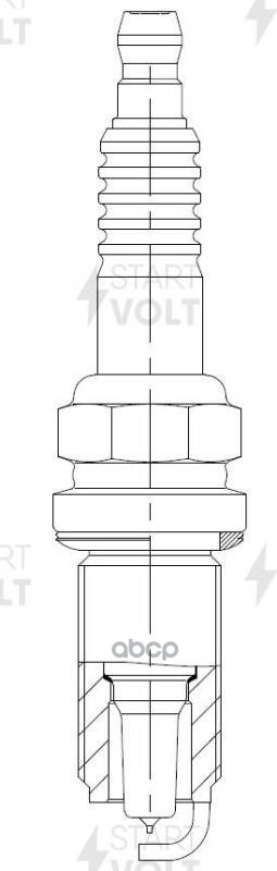 Свеча зажигания для автомобилей Toyota Land Cruiser 200 (07-) 4.6i Ir STARTVOLT арт. VSP1910