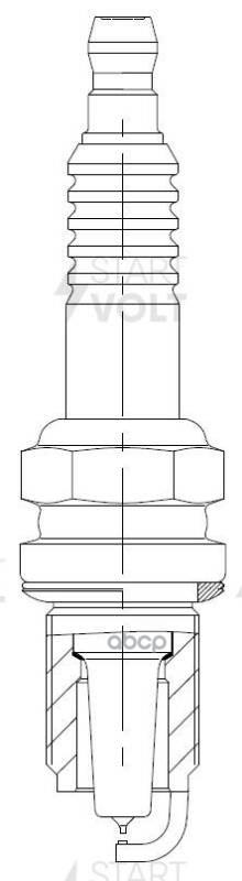 Свеча зажигания для а/м Haval F7 (17-)/H9 (15-) 2.0T Ir+Pt (VSP 2702) STARTVOLT арт. VSP2702