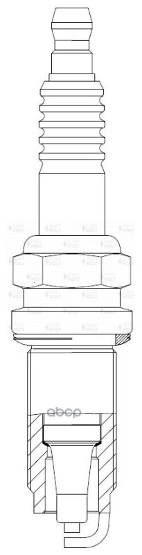 Свеча зажигания для а/м Geely Emgrand (21-) 1.5T/Emgrand X7 (16-) 1.8i (VSP 2710) STARTVOLT арт. VSP2710