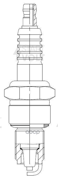 Свеча зажигания для м/т Arctic Cat M6000 Sno-Pro ан. BPR9ES (VSP 3511) STARTVOLT арт. vsp-3511