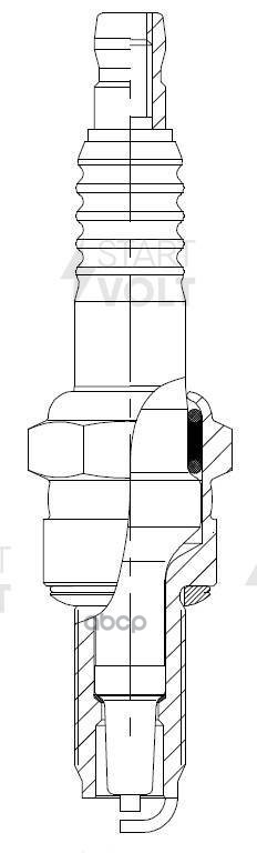 Свеча зажигания для м,т Kawasaki,Yamaha ан. CR7E VSP3512 STARTVOLT арт. VSP3512