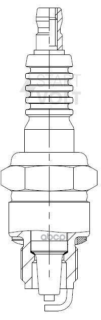 Свеча зажигания для моторной техники Honda/Yamaha ан. BPR7HS-10 STARTVOLT арт. VSP3514