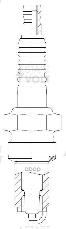 Свеча зажигания для мотоциклов Kawasaki (93-)/Suzuki (91-)/Yamaha (91-)/Honda (88-) ан. DPR8EA-9 STARTVOLT арт. VSP3515