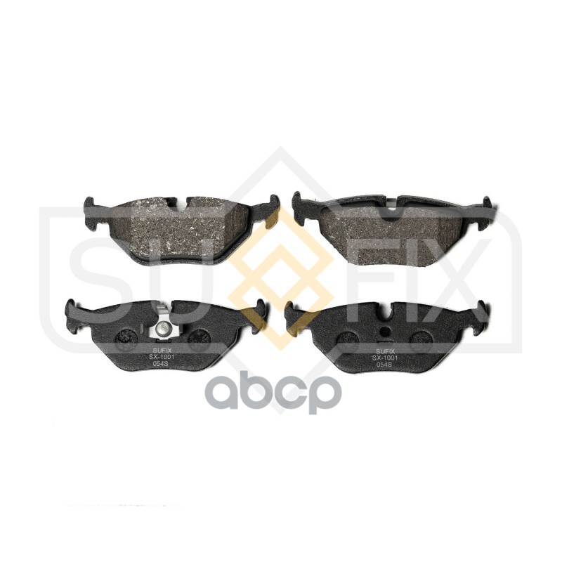Колодки Тормозные Дисковые | Зад Прав/Лев | SUFIX арт. SX1001