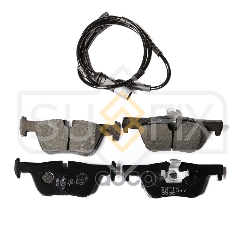 Колодки Тормозные Дисковые | Зад Прав/Лев | SUFIX арт. SX1047