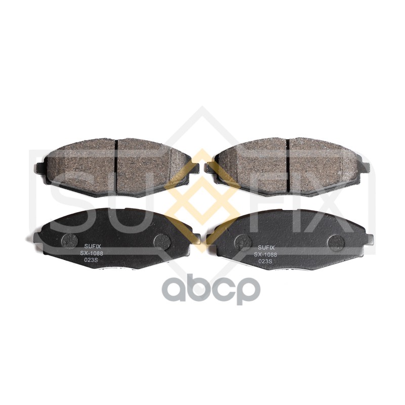 Колодки Тормозные Передние Chevrolet Lanos/Spark, Daewoo Lanos 97 / Matiz 98 / Nexia, Chery Qq Sx-1088 SUFIX арт. SX-1088
