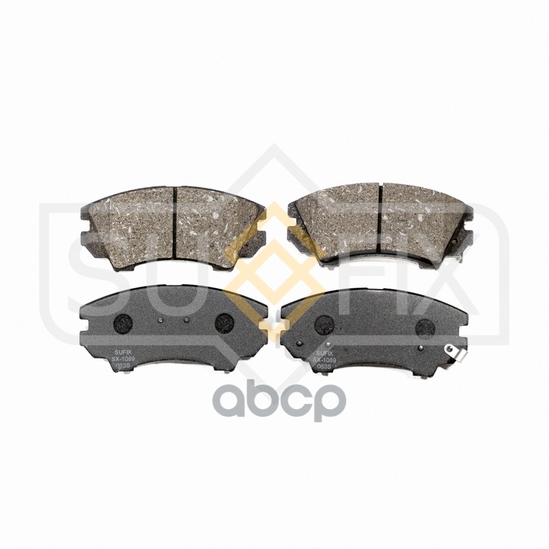 Колодки Тормозные Дисковые | Перед Прав/Лев | SUFIX арт. SX1089