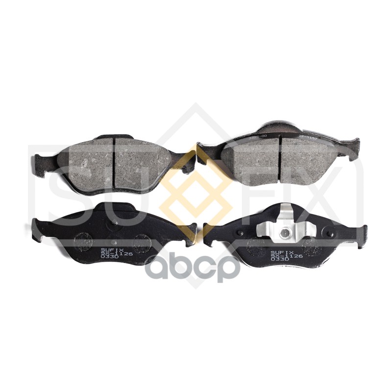 Колодки Тормозные Передние Ford Fusion 02 / Fiesta (Вент.) 00-01/01 / Ka 1.6 03-08/Puma 00-02, Mazda 2 03-07 Sx-1126 SUFIX ар...