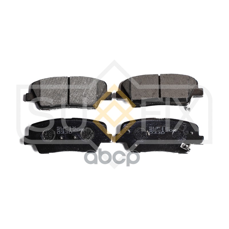 Колодки Тормозные Задние Hyundai Santa Fe 2.2D-2.4 09, Kia Sorento 2.2D-2.4 09 Sx-1208 SUFIX арт. SX-1208