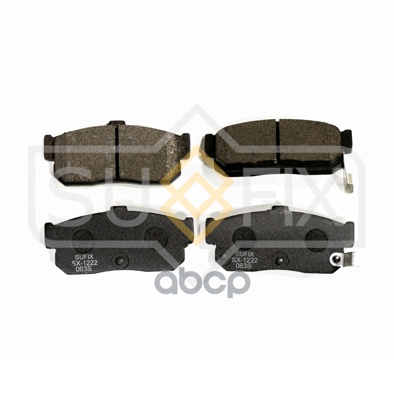 Колодки Тормозные Дисковые | Зад Прав/Лев | SUFIX арт. SX1222