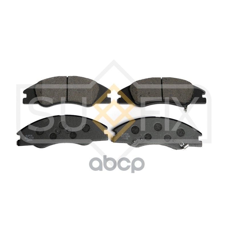 Колодки Тормозные Дисковые | Перед Прав/Лев | SUFIX арт. SX1235