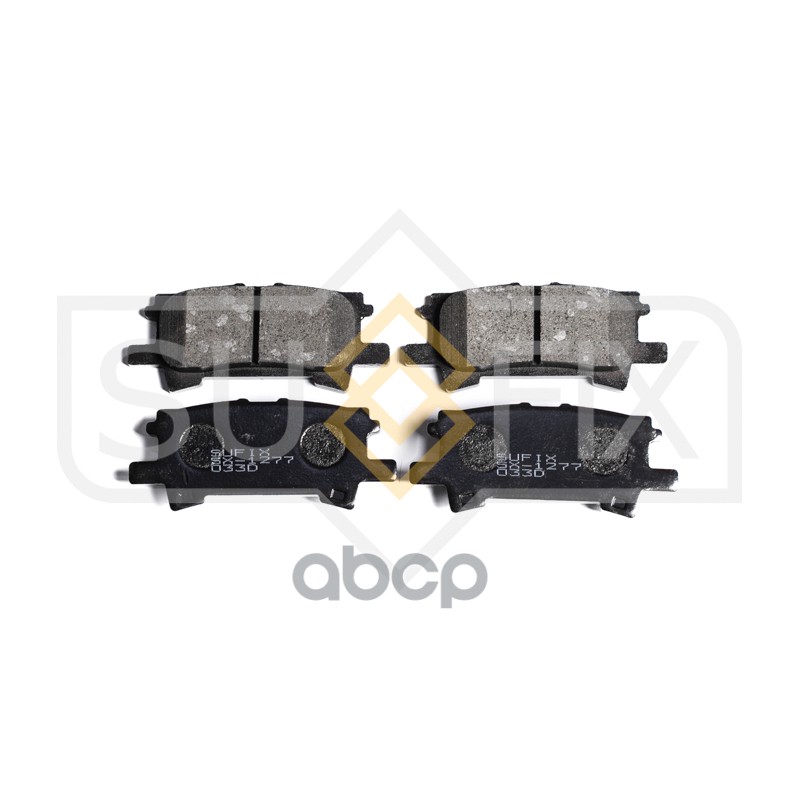 Колодки тормозные задние LEXUS RX300/330/350 03 SX-1277 SUFIX арт. SX-1277