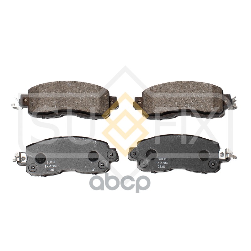Колодки Тормозные Дисковые | Перед Прав/Лев | SUFIX арт. SX1384