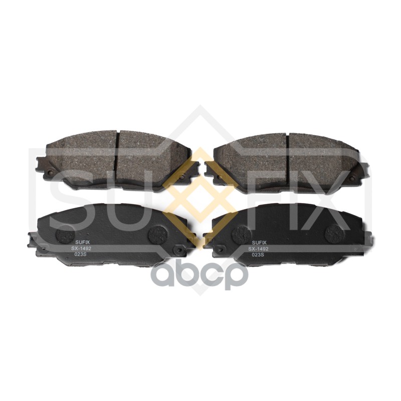 Колодки тормозные передние TOYOTA RAV 4 2.0-2.2D 06 / Auris(E150) 1.8 10 SX-1492 SUFIX арт. SX-1492