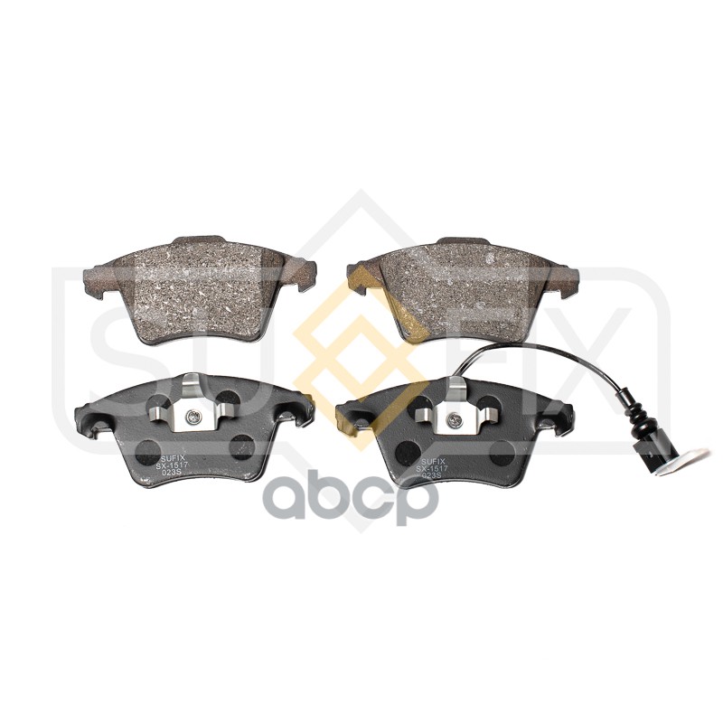 Колодки Тормозные Дисковые | Перед Прав/Лев | SUFIX арт. SX1517