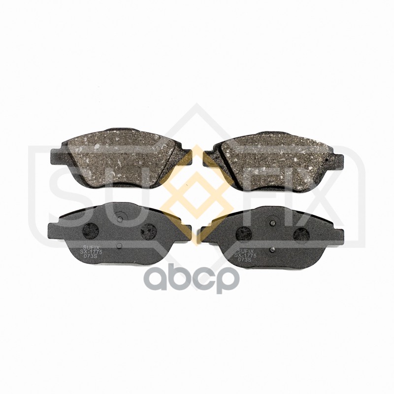 Колодки тормозные передние CITROEN C3 Aircross II 17 / C3 II 09 / DS3 10, PEUGEOT 2008 I 13 SX-1775 SUFIX арт. SX-1775