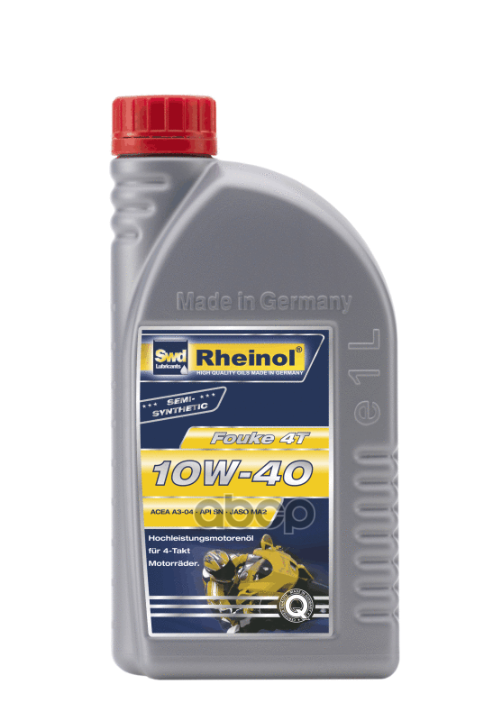 Масло моторное Fouke 4T 10W-40 (1л) п/с для мотоциклов SWD Rheinol арт. 32340,170