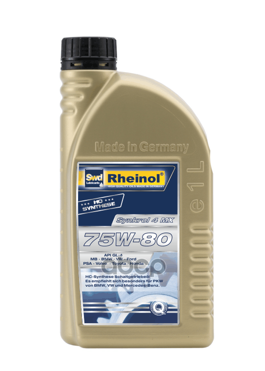 Масло трансмиссионное Synkrol 4 MX 75W-80 GL-4 п/с (1л) SWD Rheinol арт. 32517,180
