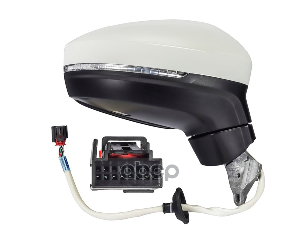 Зеркало заднего вида (боковое) правое электро, 13 контактов автоскладывание, с повторителем поворота, с подсветкой и подогрев...